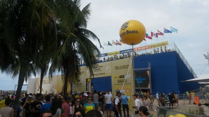 Beach Volley on Copacabana in September